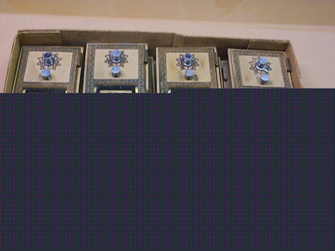 48 vintage brass lock ing post office mail box doors fs