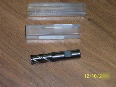 New - hss center cutting end mill / end mills 4 fl 1/2