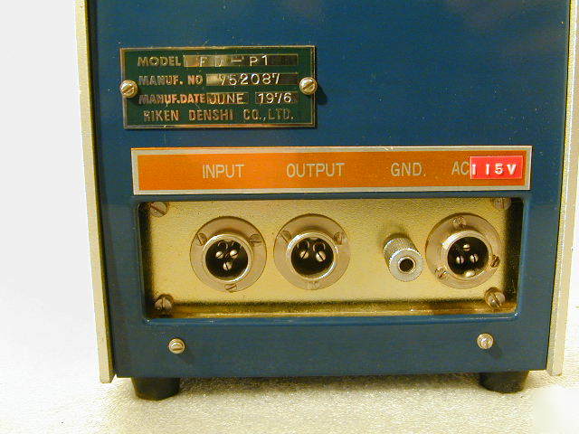 Riken denshi hz model fd-P1 power supply