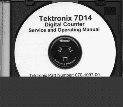 Tek 7D14 svc / op manual 2 res+A3+A4+textsearch+ extras