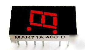 MAN71A fairchild led red 7 segment displays