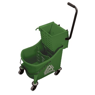 Mop bucket & wringer - combo pack - green - o-cedar 