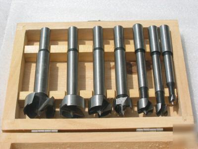 New hss forstner bit set 7 pcs case included