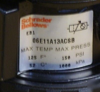 New schrader-bellows compact 06E filter regulator 