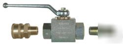 Heavy duty pressure washer ball valve