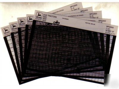 John deere 752 tedder parts manual microfiche