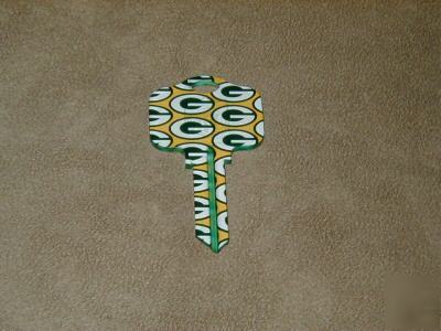 KW1 green bay packers nfl football key blank