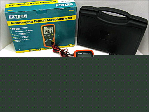 New extech 380260 autoranging digital megohmmeter inbox