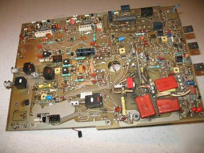 Tektronix 465 oscilloscope teardown - main board