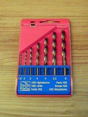 Professional 5% cobalt hss drill bit set drilling bnip