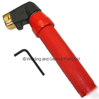 Arc welding electrode holder 400A - twist grip - red