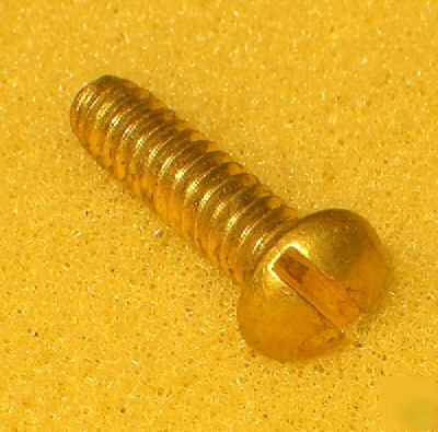25 ea. brass screws 6-32 x 1/2