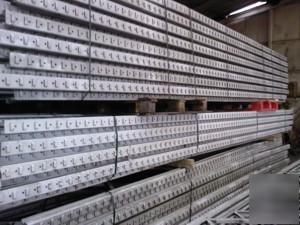 5 bays of apex pallet racking 3M high - 2.82M beams