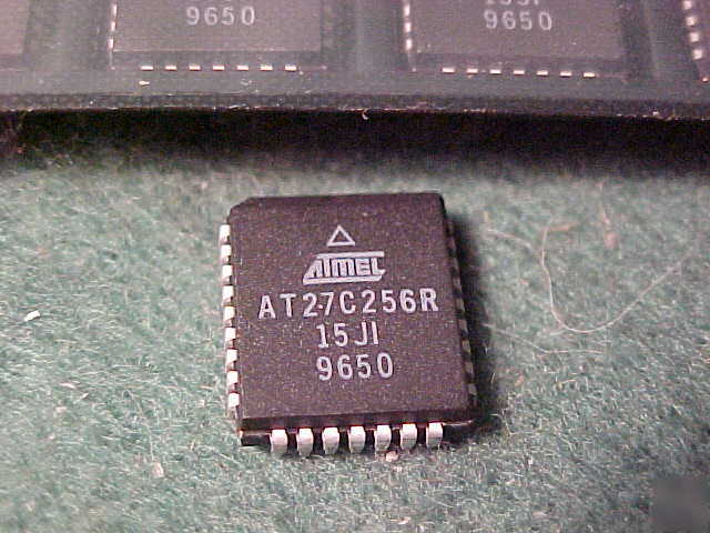 5PC atmel 27C256 eprom otp 32PIN plcc AT27C256R15JI