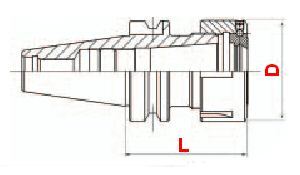 Bison bt-40 tg 75 collet chuck - 3.00