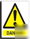 Danger sign-s. rigid-200X250MM(wa-075-re)