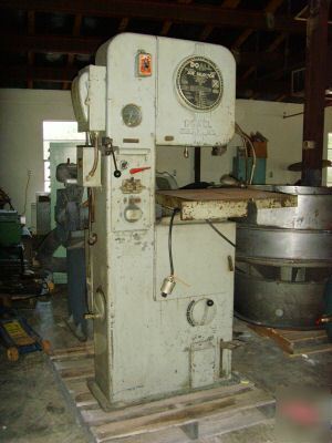 Do all doall vertical band saw 16