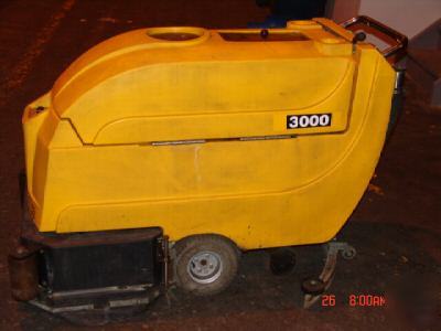 Factory cat 3000 series walk behind scrubber