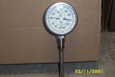 Industrial bimetal thermometers 20 to 240 f 2