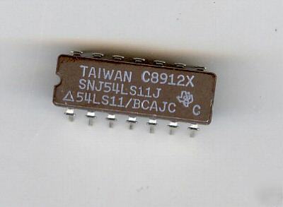 Integrated circuit ic SNJ54LS11J texas instrument