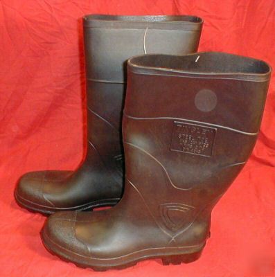 New tingley steel toe pvc safety boot brand size 7