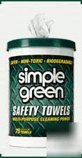 Simple green pre-moistened safety towels 13351