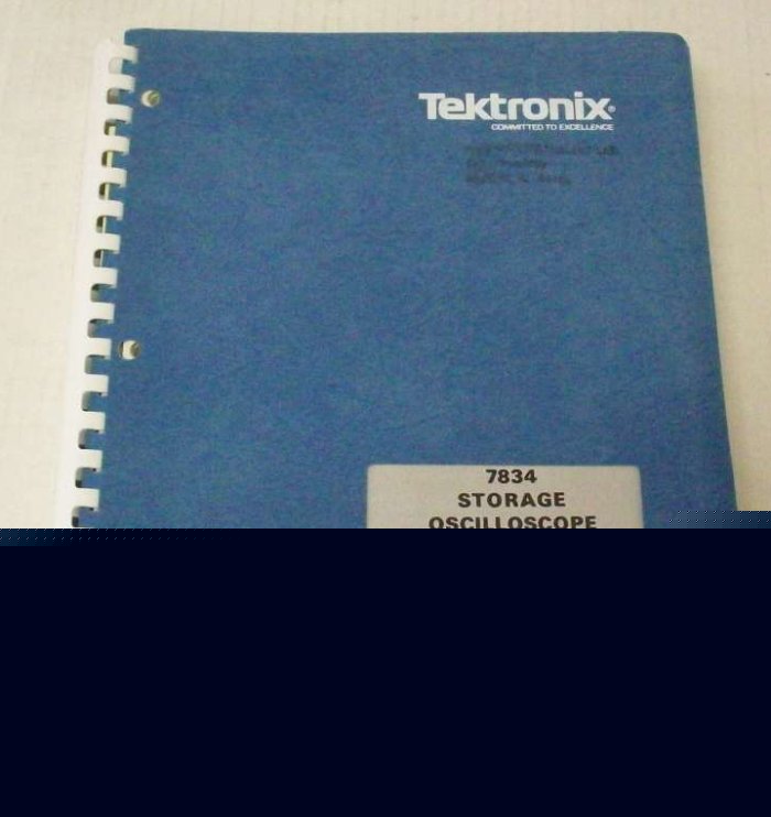 Tektronix 7834 storage scope op/service manual w/ opt