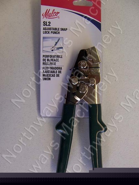 Malco SL2 adjust. snap lock punch aluminum siding tools