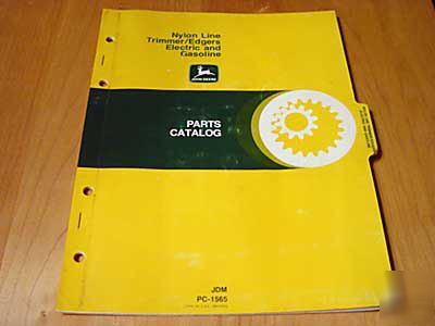 John deere nylon string trimmer edger parts manual jd