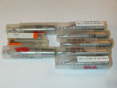 9 mini hss end mills 4 unimat sherline lathe 1/8