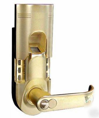 Biometric fingerprint door lock F086 gold right handed