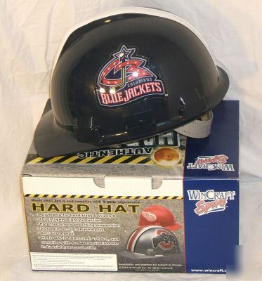 New nhl hardhat hard hat, columbus blue jackets, 