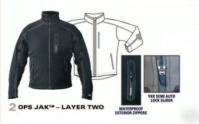 New blackhawk layer two operations jacket, black brand 