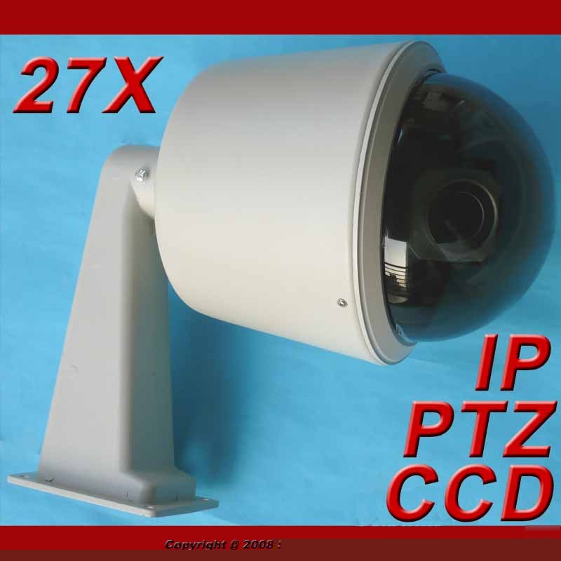 New est sony ccd ptz pan/tilt/zoom 27X outdoor ip camera