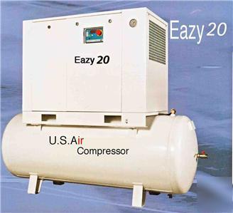 New us air screw compressor w ingersoll rand 20 hp 20HP