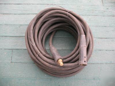 1/0 heavy duty welding cable / lead 80' w/tweco ends