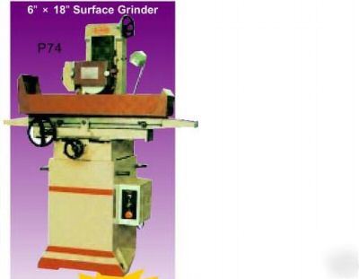 6" x 18" ball way cast base surface grinder