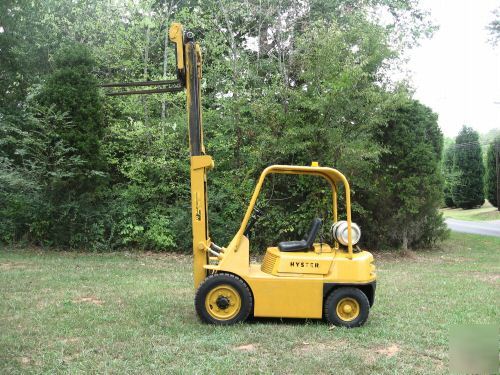 Forklift - hyster 50000 lb - pneumatic