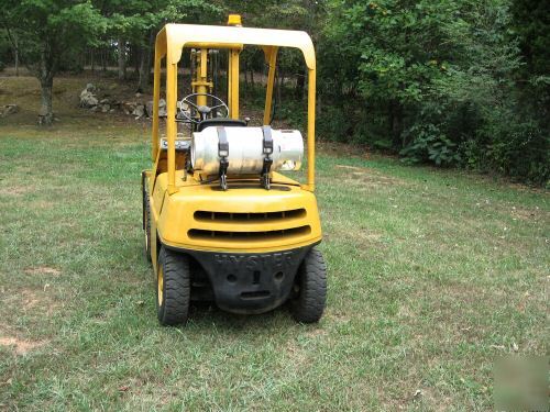 Forklift - hyster 50000 lb - pneumatic