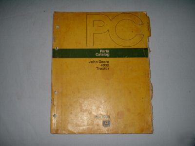 John deere 4030 tractor parts catalogue