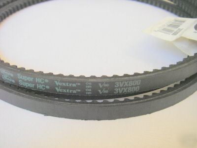 New 3VX800, gates super hc molded notch drive belt, 