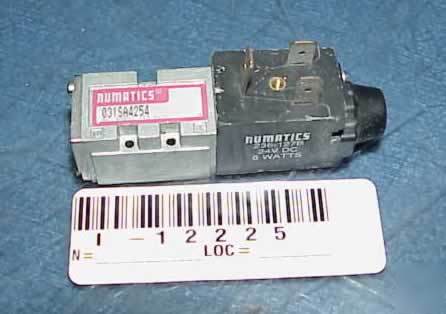 Numatics 236-127B solenoid w/ MK3 series 031SA4254