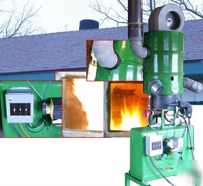 Waste oil heater furnace plans burns all waste oil