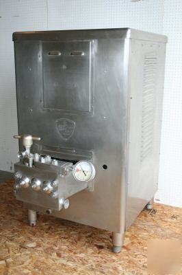  crepaco stainles steel homogenizer mod. 3DD25. 500 gph