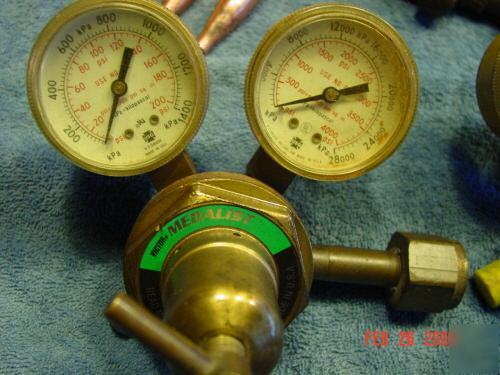 Victor 300, oxy acetylene cutting torch and regulators