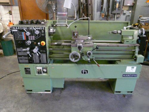 Nardini ms 1440E geared head lathe