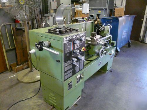 Nardini ms 1440E geared head lathe