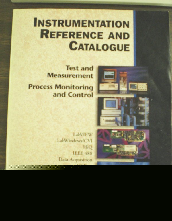 National instruments 1995 instrumentation catalog & ref