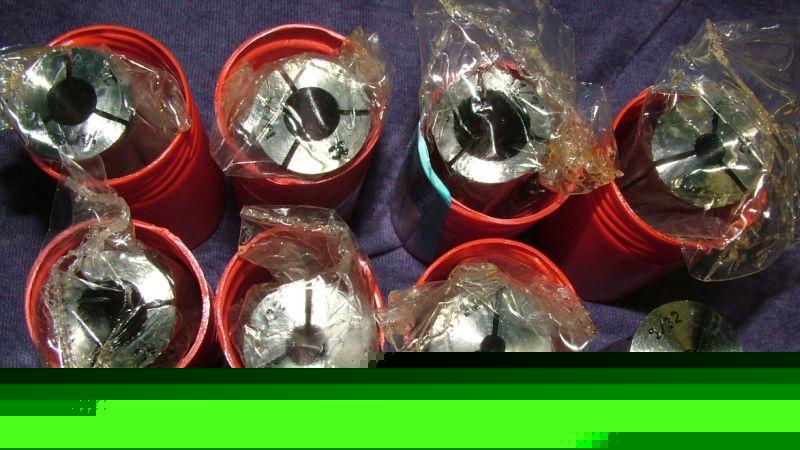 New 8 round 32NDS 3C collet set for south bend 9