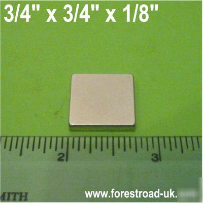 X10 neodymium block 3/4